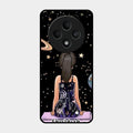 Girl In Universe Customised Glossy Metal Case Cover For Oppo F27 5G