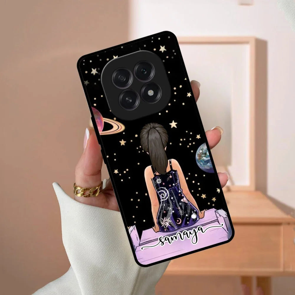 Girl In Universe Customised Glossy Metal Case Cover For Oppo - ShopOnCliQ