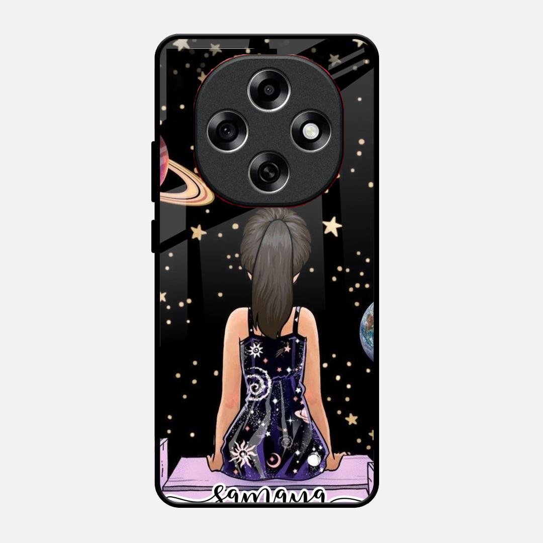 Girl In Universe Customised Glossy Metal Case Cover For Oppo F31 Pro 5G
