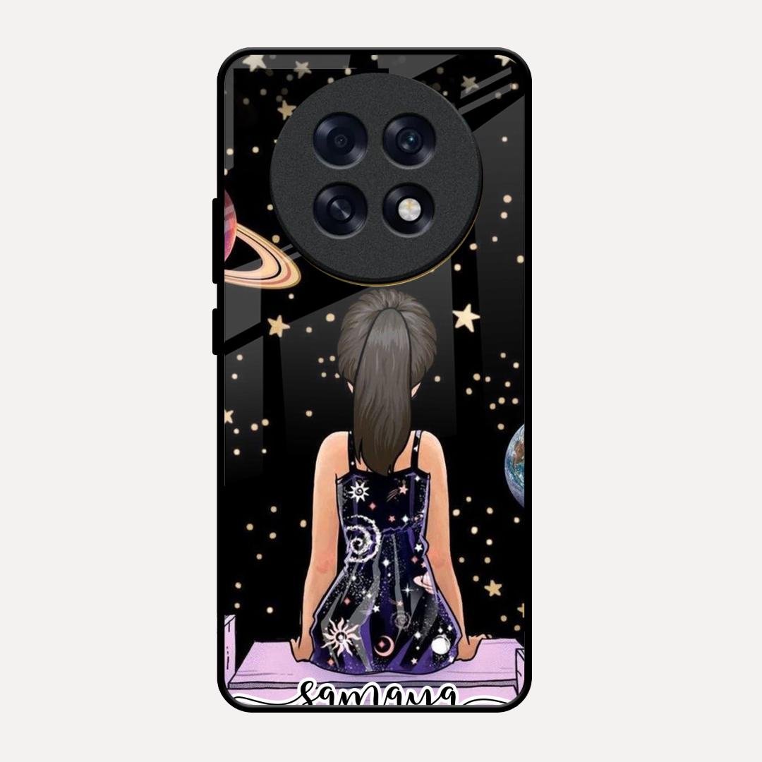 Girl In Universe Customised Glossy Metal Case Cover For Oppo F31 Pro Plus 5G