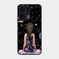 Girl In Universe Customised Glossy Metal Case Cover For Oppo Reno 13 Pro 5G