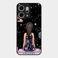 Girl In Universe Customised Glossy Metal Case Cover For Oppo Reno 14 Pro 5G