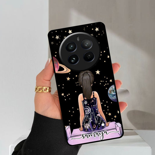 Girl In Universe Customised Glossy Metal Case Cover For Realme