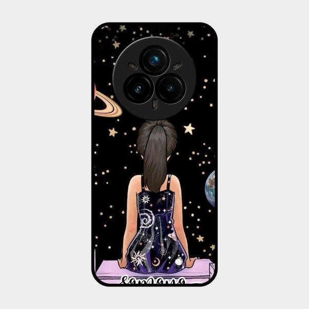 Girl In Universe Customised Glossy Metal Case Cover For Realme 14 Pro 5G