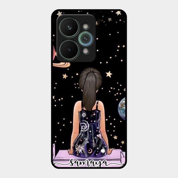 Girl In Universe Customised Glossy Metal Case Cover For Realme 15 Pro 5G