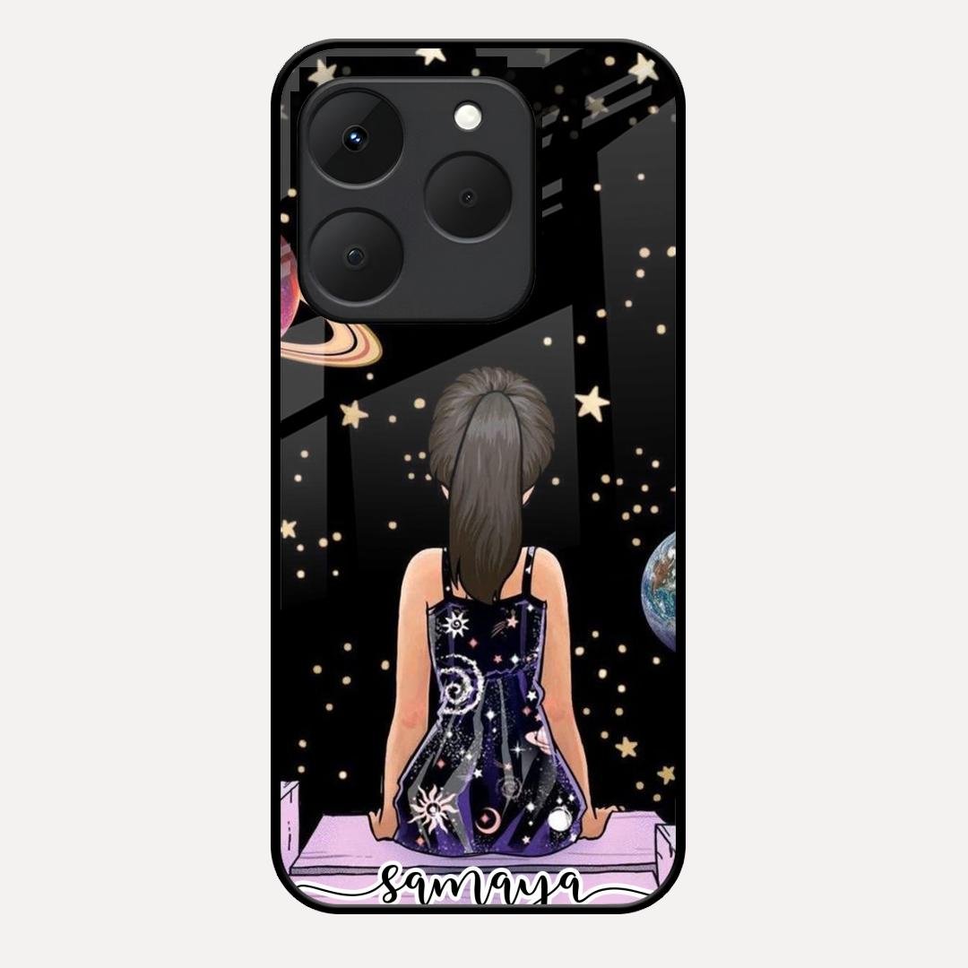 Girl In Universe Customised Glossy Metal Case Cover For Realme 15T 5G
