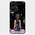 Girl In Universe Customised Glossy Metal Case Cover For Realme C55