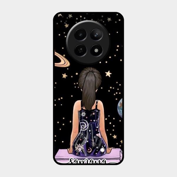 Girl In Universe Customised Glossy Metal Case Cover For Realme C65 5G
