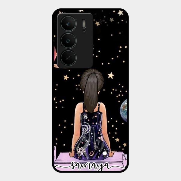 Girl In Universe Customised Glossy Metal Case Cover For Realme C75 5G