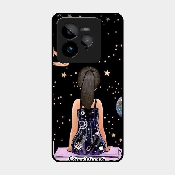 Girl In Universe Customised Glossy Metal Case Cover For Realme Gt 7 Pro