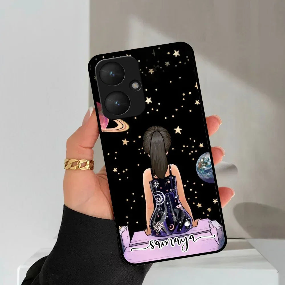Girl In Universe Customised Glossy Metal Case Cover For Redmi - ShopOnCliQ