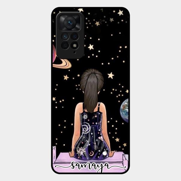 Girl In Universe Customised Glossy Metal Case Cover For Redmi Note 11 Pro Plus 5G