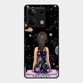 Girl In Universe Customised Glossy Metal Case Cover For Redmi Note 13 5G