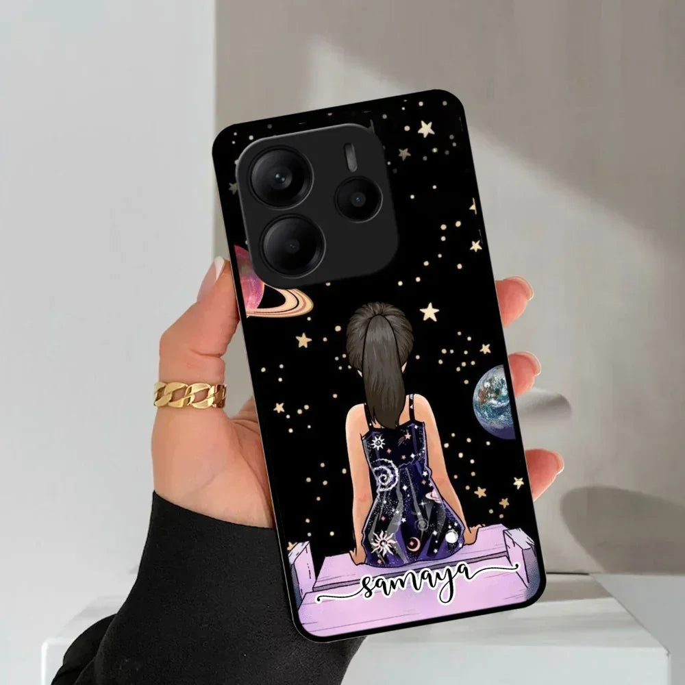 Girl In Universe Customised Glossy Metal Case Cover For Redmi - ShopOnCliQ
