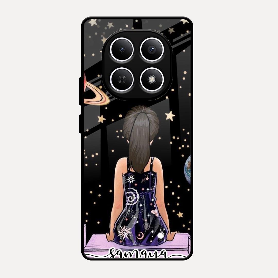 Girl In Universe Customised Glossy Metal Case Cover For Redmi Note 15 5G
