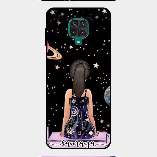 Girl In Universe Customised Glossy Metal Case Cover For Redmi Note 9 Pro Max