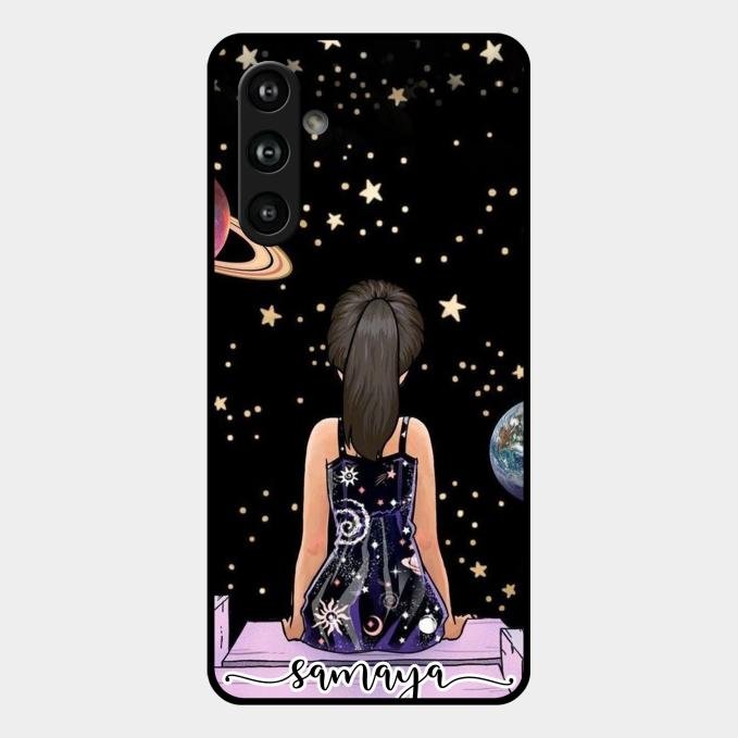 Girl In Universe Customised Glossy Metal Case Cover For Samsung Galaxy F54 5G