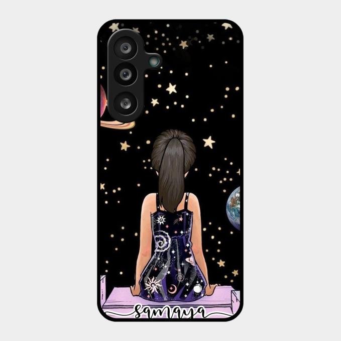 Girl In Universe Customised Glossy Metal Case Cover For Samsung Galaxy F56 5G