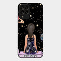 Girl In Universe Customised Glossy Metal Case Cover For Samsung Galaxy M33 5G