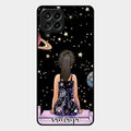 Girl In Universe Customised Glossy Metal Case Cover For Samsung Galaxy M53 5G