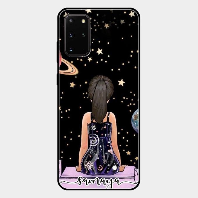 Girl In Universe Customised Glossy Metal Case Cover For Samsung Galaxy S20 Plus