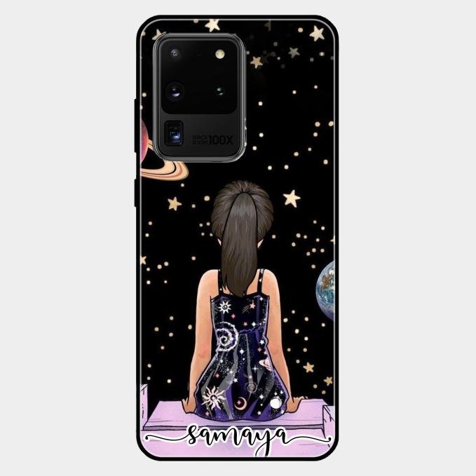 Girl In Universe Customised Glossy Metal Case Cover For Samsung Galaxy S20 Ultra