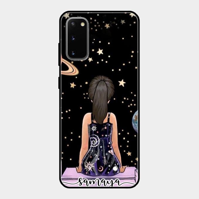 Girl In Universe Customised Glossy Metal Case Cover For Samsung Galaxy S20