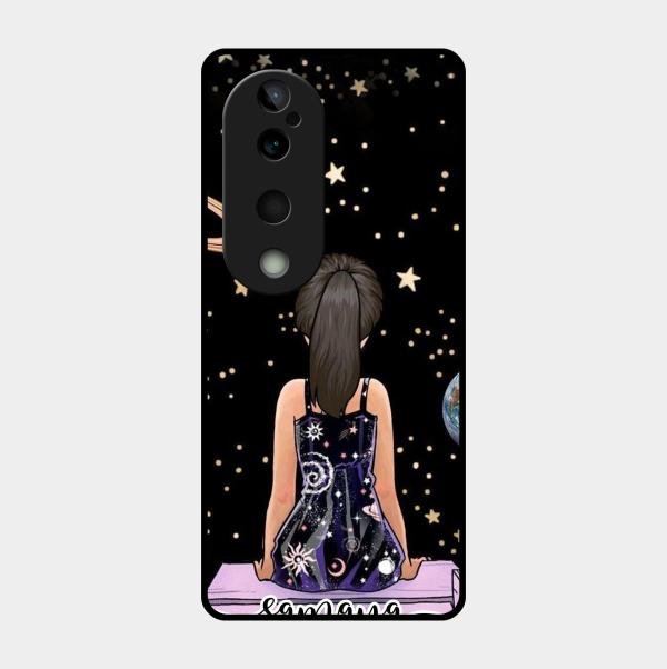 Girl In Universe Customised Glossy Metal Case Cover For Vivo T3 Ultra