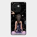 Girl In Universe Customised Glossy Metal Case Cover For Vivo V30E 5G