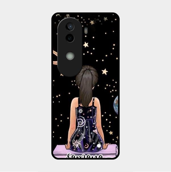 Girl In Universe Customised Glossy Metal Case Cover For Vivo V40E 5G