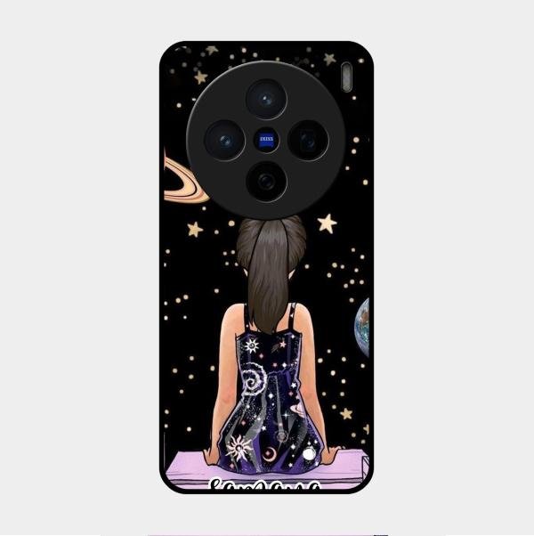 Girl In Universe Customised Glossy Metal Case Cover For Vivo X200 5G