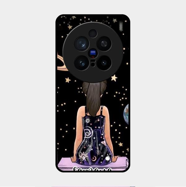 Girl In Universe Customised Glossy Metal Case Cover For Vivo X200 Pro 5G