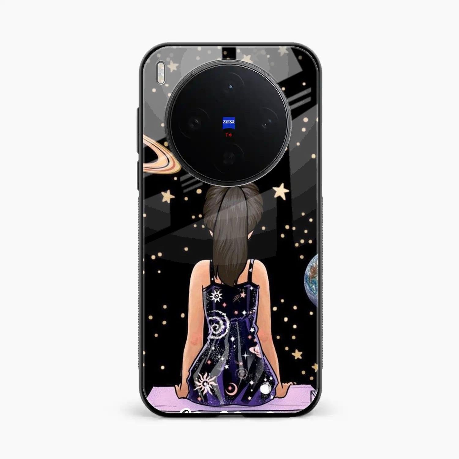 Girl In Universe Customised Glossy Metal Case Cover For Vivo X300 5G