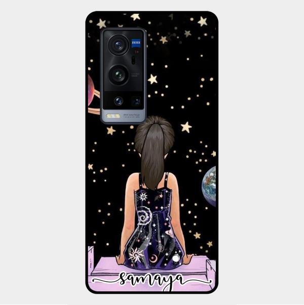 Girl In Universe Customised Glossy Metal Case Cover For Vivo X60 Pro Plus 5G