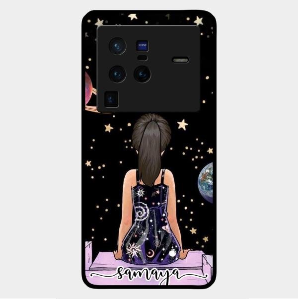 Girl In Universe Customised Glossy Metal Case Cover For Vivo X80 Pro 5G