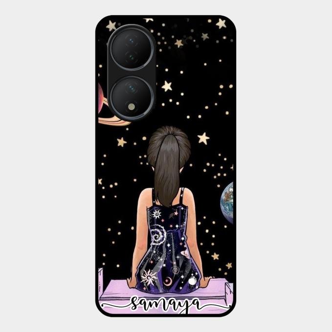Girl In Universe Customised Glossy Metal Case Cover For Vivo Y100 5G