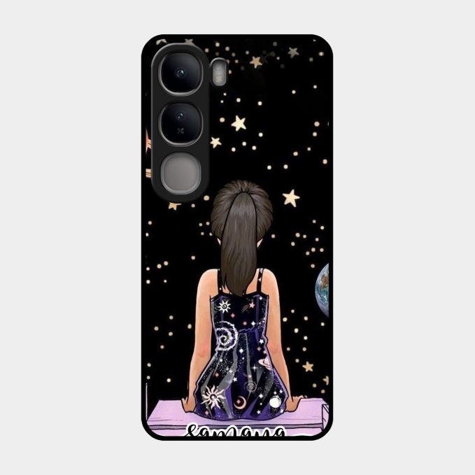Girl In Universe Customised Glossy Metal Case Cover For Vivo Y300 5G