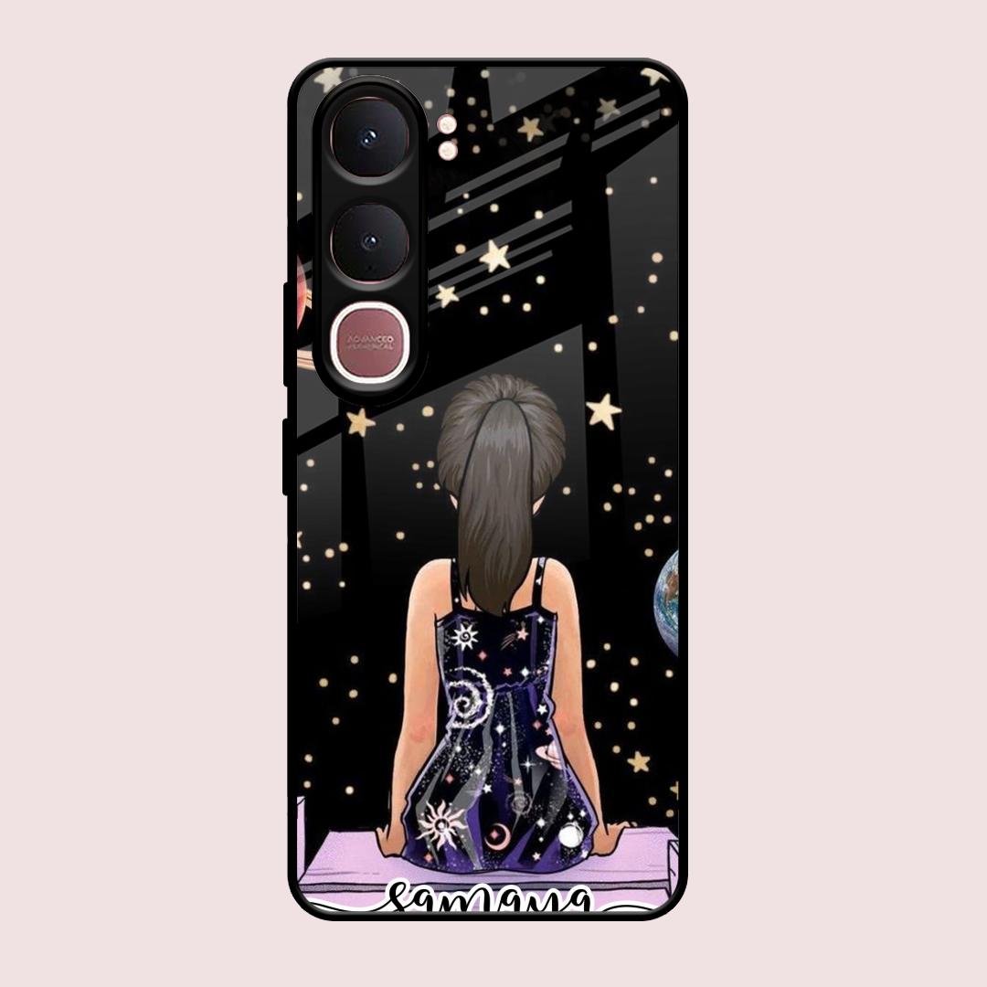 Girl In Universe Customised Glossy Metal Case Cover For Vivo Y31 5G