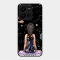 Girl In Universe Customised Glossy Metal Case Cover For Vivo Y35