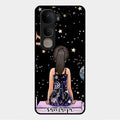 Girl In Universe Customised Glossy Metal Case Cover For Vivo Y400 5G