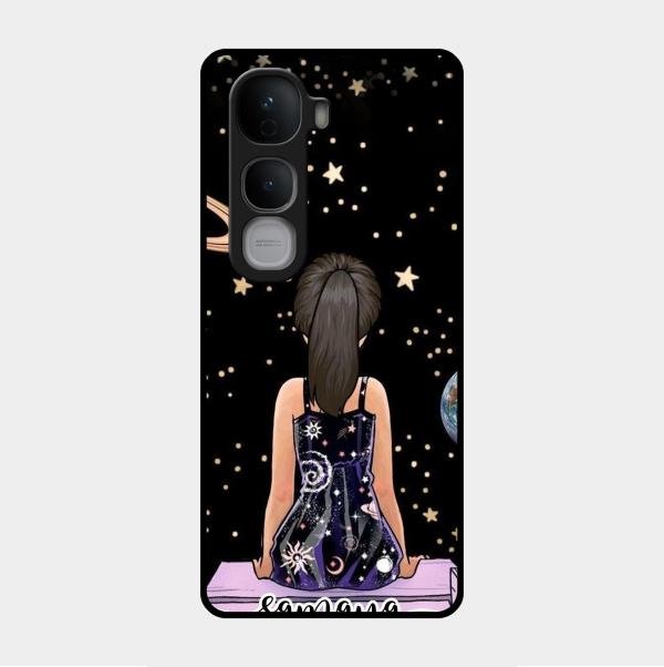 Girl In Universe Customised Glossy Metal Case Cover For Vivo Y400 Pro 5G