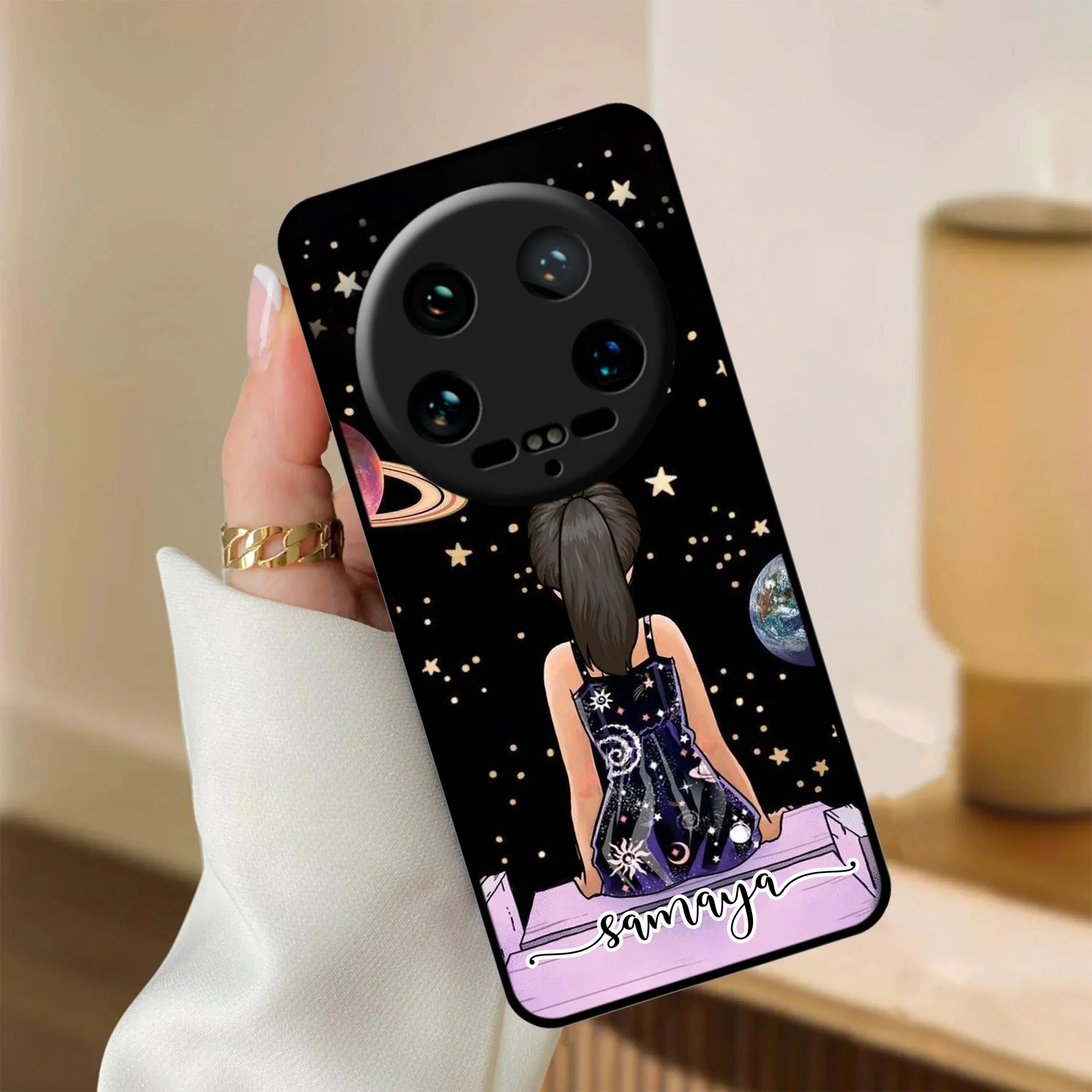 Girl In Universe Customised Glossy Metal Case Cover For Redmi - ShopOnCliQ