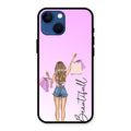 Girl With Bag Glass Case Cover For iPhone 13 mini