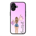 Girl With Bag Glass Case Cover For iPhone 17