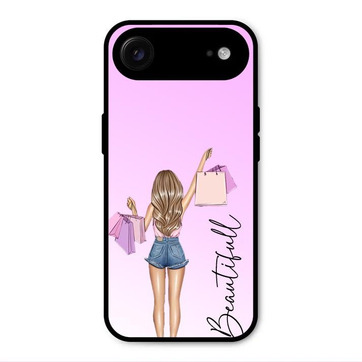Girl With Bag Glass Case Cover For iPhone Air