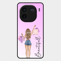 Girl With Bag Glass Case Cover For Iqoo 12 5G