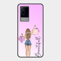 Girl With Bag Glass Case Cover For Iqoo 9 5G
