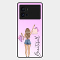 Girl With Bag Glass Case Cover For Iqoo 9 Pro 5G