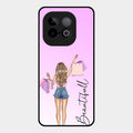 Girl With Bag Glass Case Cover For Iqoo Neo 10 5G