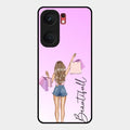 Girl With Bag Glass Case Cover For Iqoo Neo 9 Pro 5G